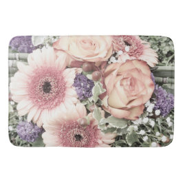 Blume, Blumenstrauß, schön, Dekoration, Badematte