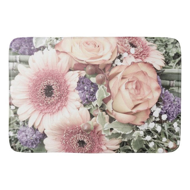 Blume, Blumenstrauß, schön, Dekoration, Badematte (Vorderseite)