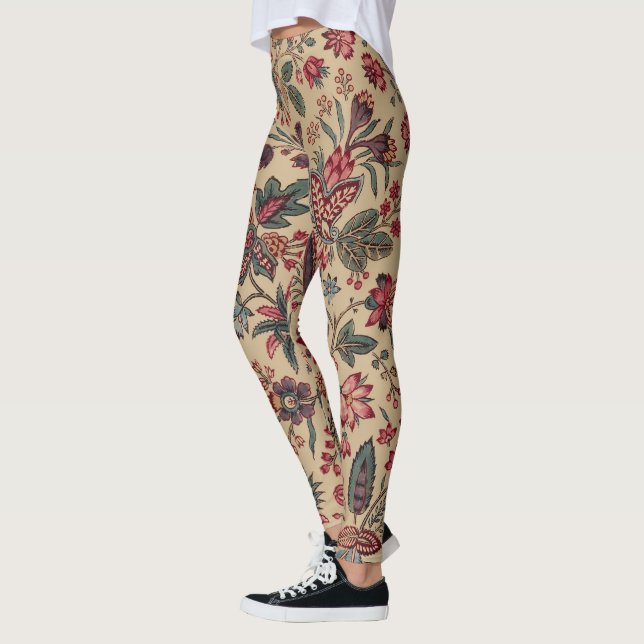 Blume Blumentapestes Needlework Art Leggings (Links)