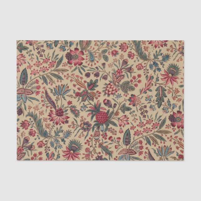 Blume Blumentapestes Needlework Art Seidenpapier (Vorderseite)