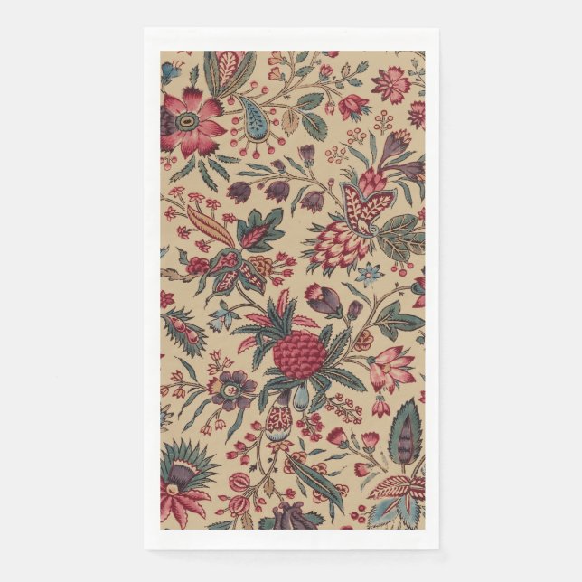 Blume Blumentapestes Needlework Art Serviette (Vorderseite)