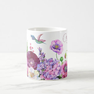 Blume Blüte Foto individuelle Name Kaffeetasse