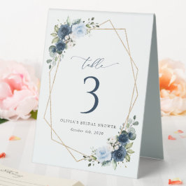 Blume, Blüten, Boho, Tischnummern Tischaufsteller