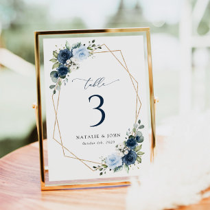 Blume, Blüten, Hochzeiten, Tischnummern