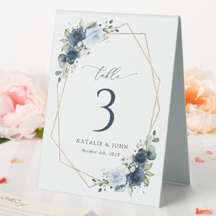Blume, Blüten, Hochzeiten, Tischnummern Tischaufsteller