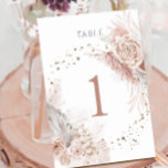 Blume boho, Aquarell Tischnummer 1<br><div class="desc">TISCHNUMMER 1</div>