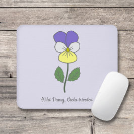 Blume Botanical Wild Pansy Pastel Mousepad
