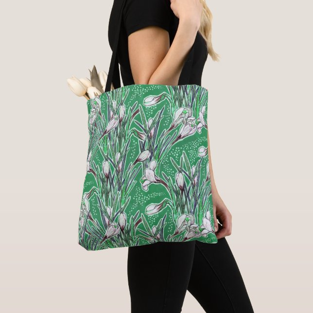 Blume Botanischer Blumenstrauß Tasche (Von Nahem)