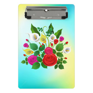Blume Bouquet-47149 Mini Klemmbrett
