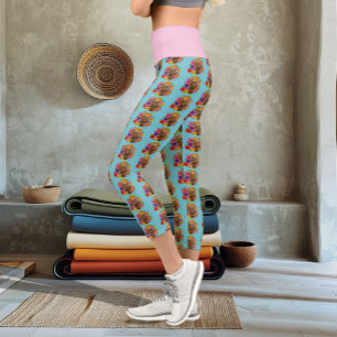 Blume Bouquet Capri Leggings