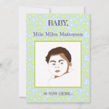 Blume Bouquet Daisy Meadow Periwinkle Lemon Birth