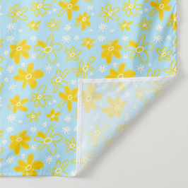 Blume Bouquet Daisy Meadow Sky Yellow White Wandteppich