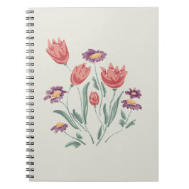 Blume Bouquet Delikate Blumenarrangements Notizblock