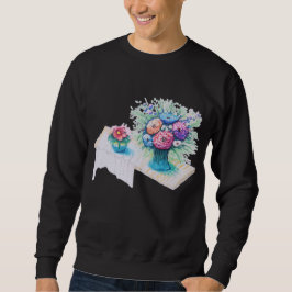 Blume Bouquet farbenfroh und lebhaft. Sweatshirt