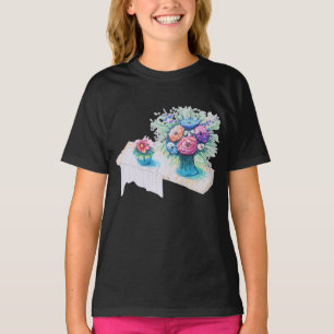 Blume Bouquet farbenfroh und lebhaft. T-Shirt