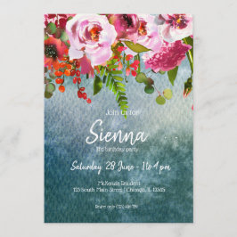 Blume-Bouquet für jede Anlässe Einladung