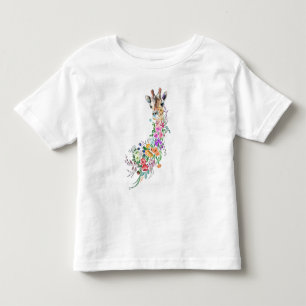 Blume Bouquet Giraffe Baby T - Shirt