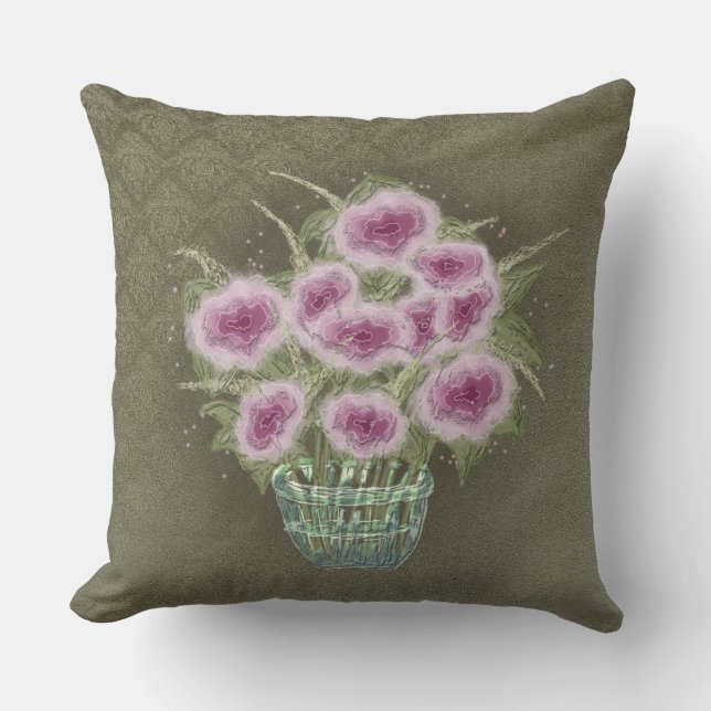 Blume Bouquet - Kissen (Vorderseite)