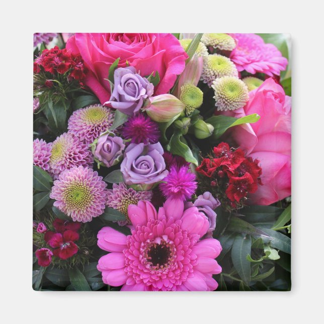 Blume Bouquet Magnet (Vorne)