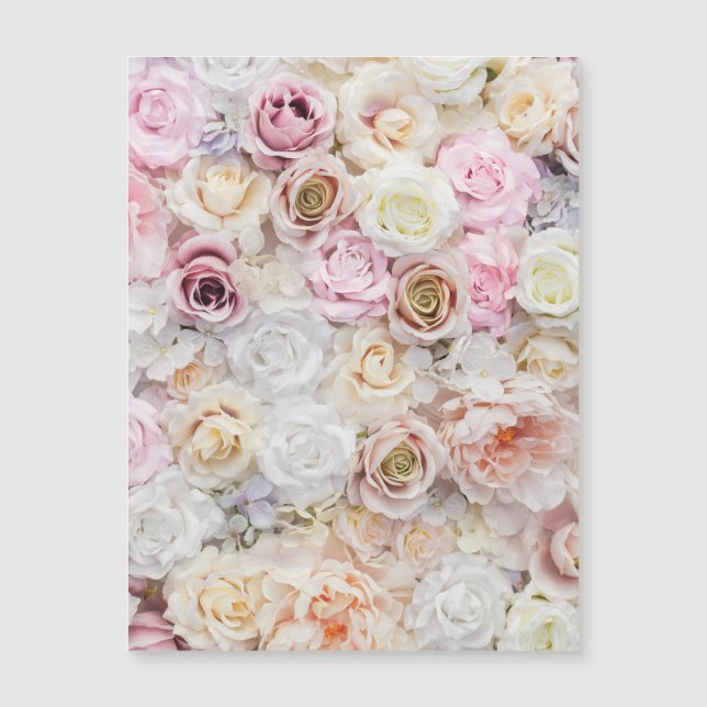 Blume Bouquet Magnetkarte (Vorderseite)