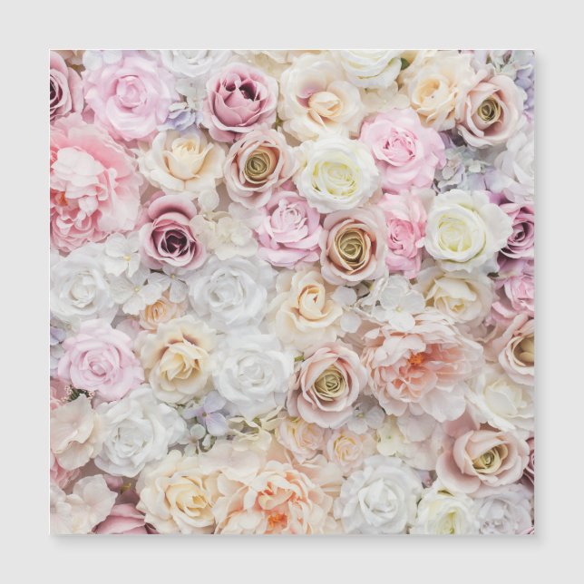 Blume Bouquet Magnetkarte (Vorderseite)