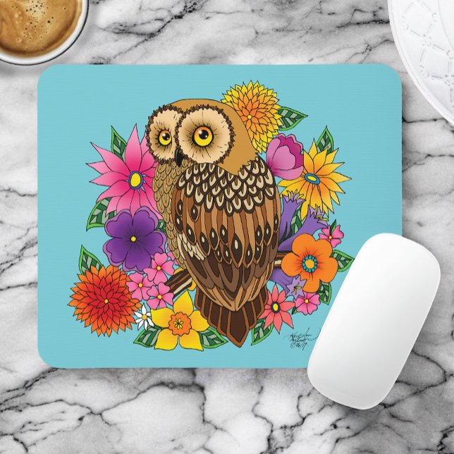 Blume Bouquet Mousepad (Von Creator hochgeladen)