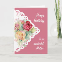 Blume Bouquet Mutter Geburtstagskarte