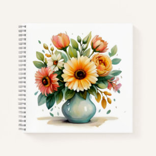 Blume Bouquet Notizbuch
