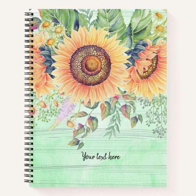 Blume Bouquet Notizbuch (Vorderseite)
