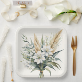 Blume Bouquet Pappteller