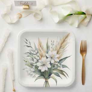 Blume Bouquet Pappteller