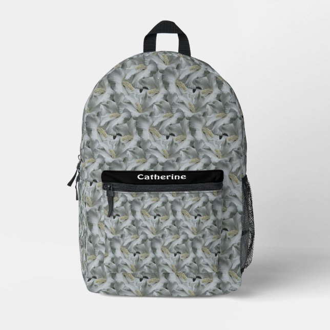 Blume Bouquet Personalisiert Bedruckter Rucksack (Vorderseite)