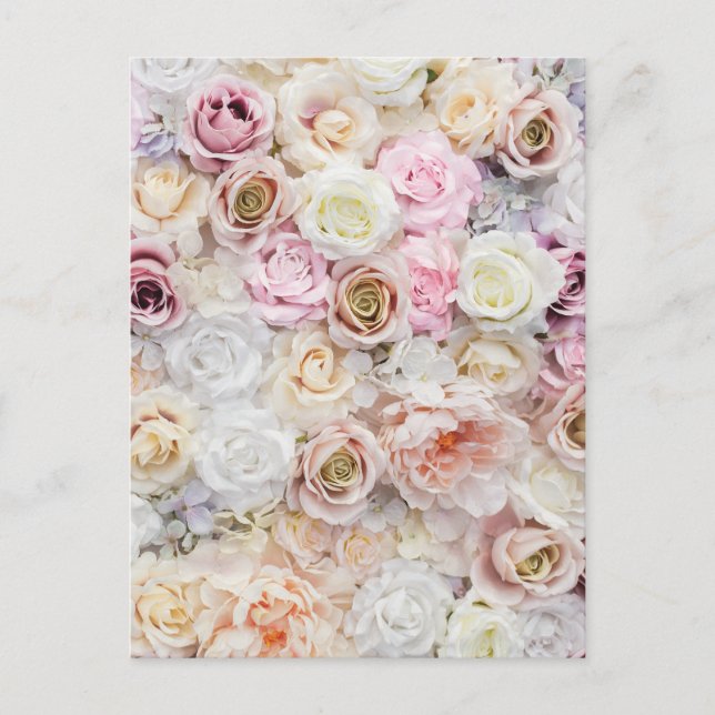 Blume Bouquet Postkarte (Vorderseite)