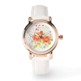 Blume Bouquet Rose e-Watch Armbanduhr