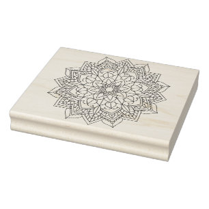 Blume Briefmarke Gummistempel