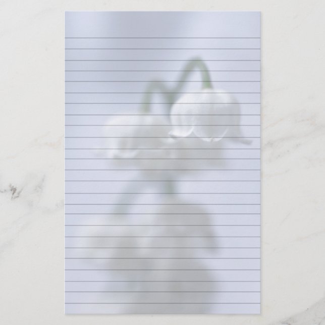 Blume Briefpapier (Vorderseite)