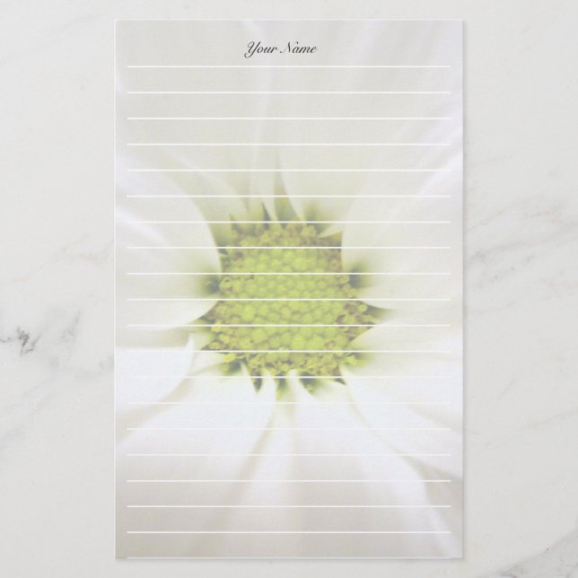 Blume Briefpapier (Vorderseite)