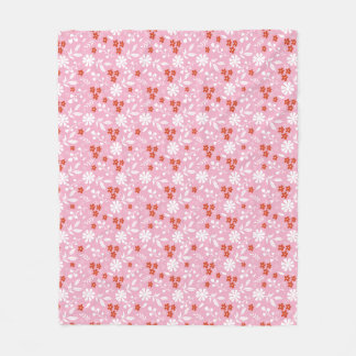 Blume bringen Farbe in Ihre Welt Fleecedecke