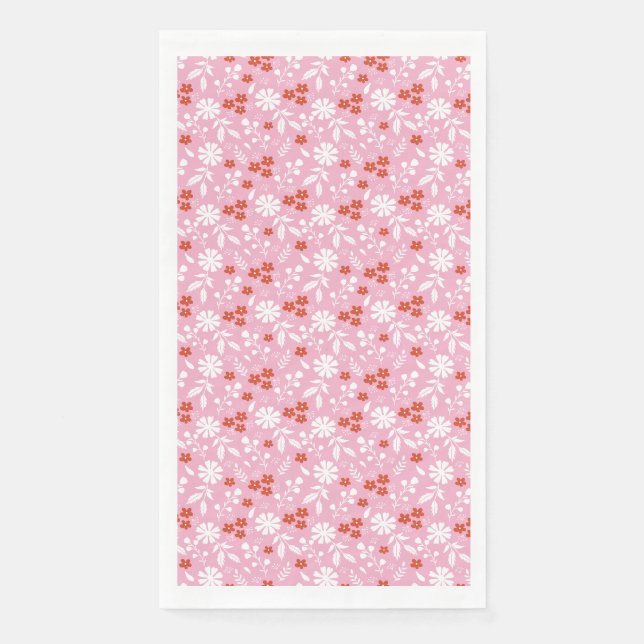 Blume bringen Farbe in Ihre Welt Serviette (Vorderseite)