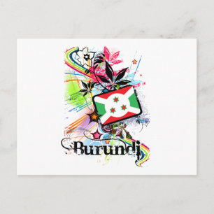 Blume Burundi Postkarte