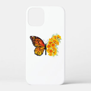 Blume Butterfly mit gelbem Kalifornien-Mohn Case-Mate iPhone Hülle