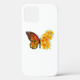 Blume Butterfly mit gelbem Kalifornien-Mohn Case-Mate iPhone Hülle