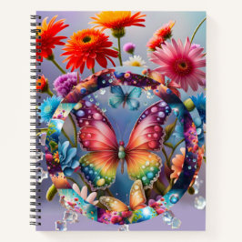 Blume Butterfly Notizbuch