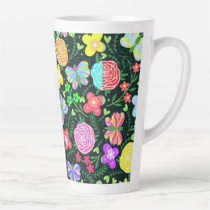 Blume Butterfly Regenbogen Milchtasse
