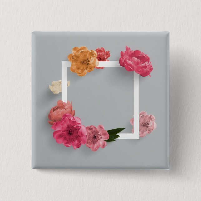 Blume Button (Vorderseite)