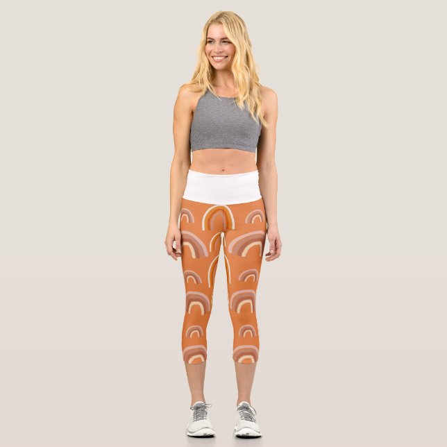 Blume Capri Leggings (Vorderseite)