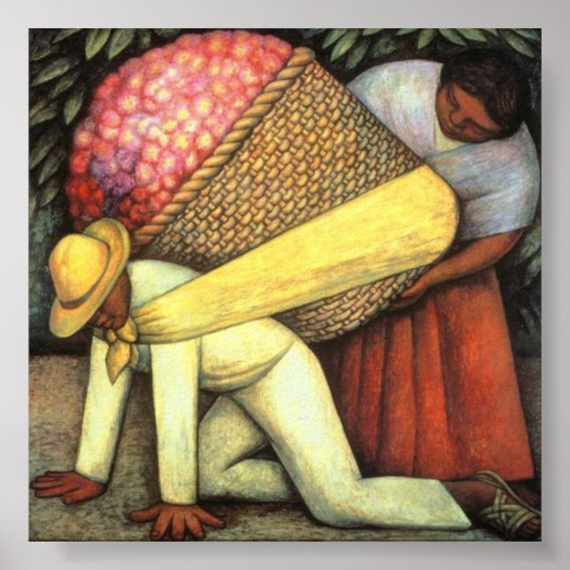 Blume Carrier - Diego Rivera Poster (Vorne)
