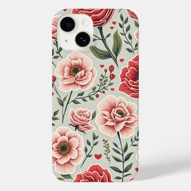 Blume Case-Mate iPhone 14 Hülle (Rückseite)