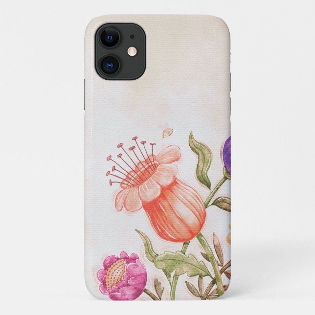 Blume Case-Mate iPhone Hülle (Rückseite)