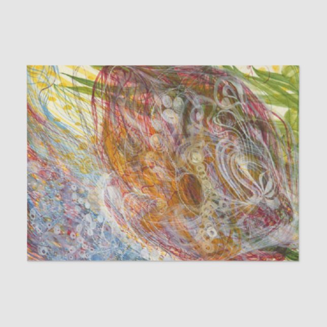 Blume Catherine Stringer Seidenpapier (Vorderseite)